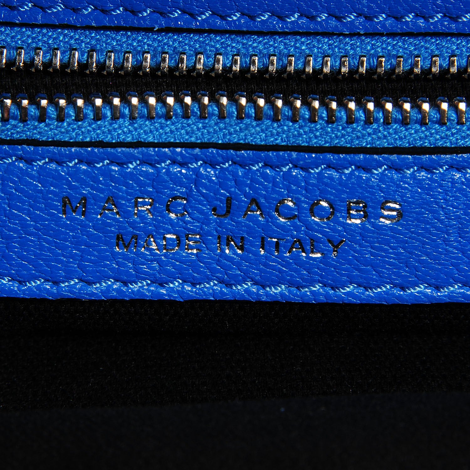 Marc Jacobs Calfskin Quilted Stam Blue 6 of 9
