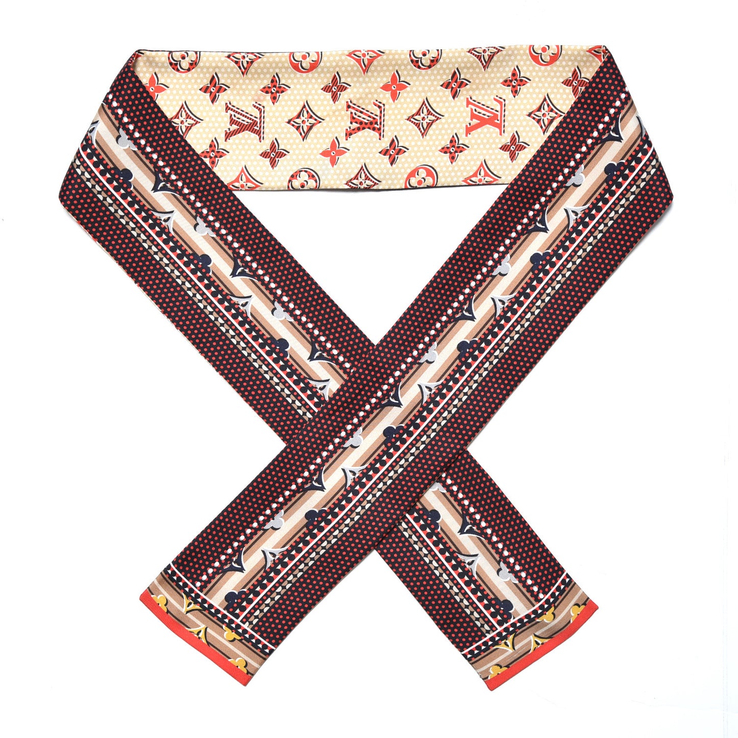 Silk Monogram Mondots Bandeau