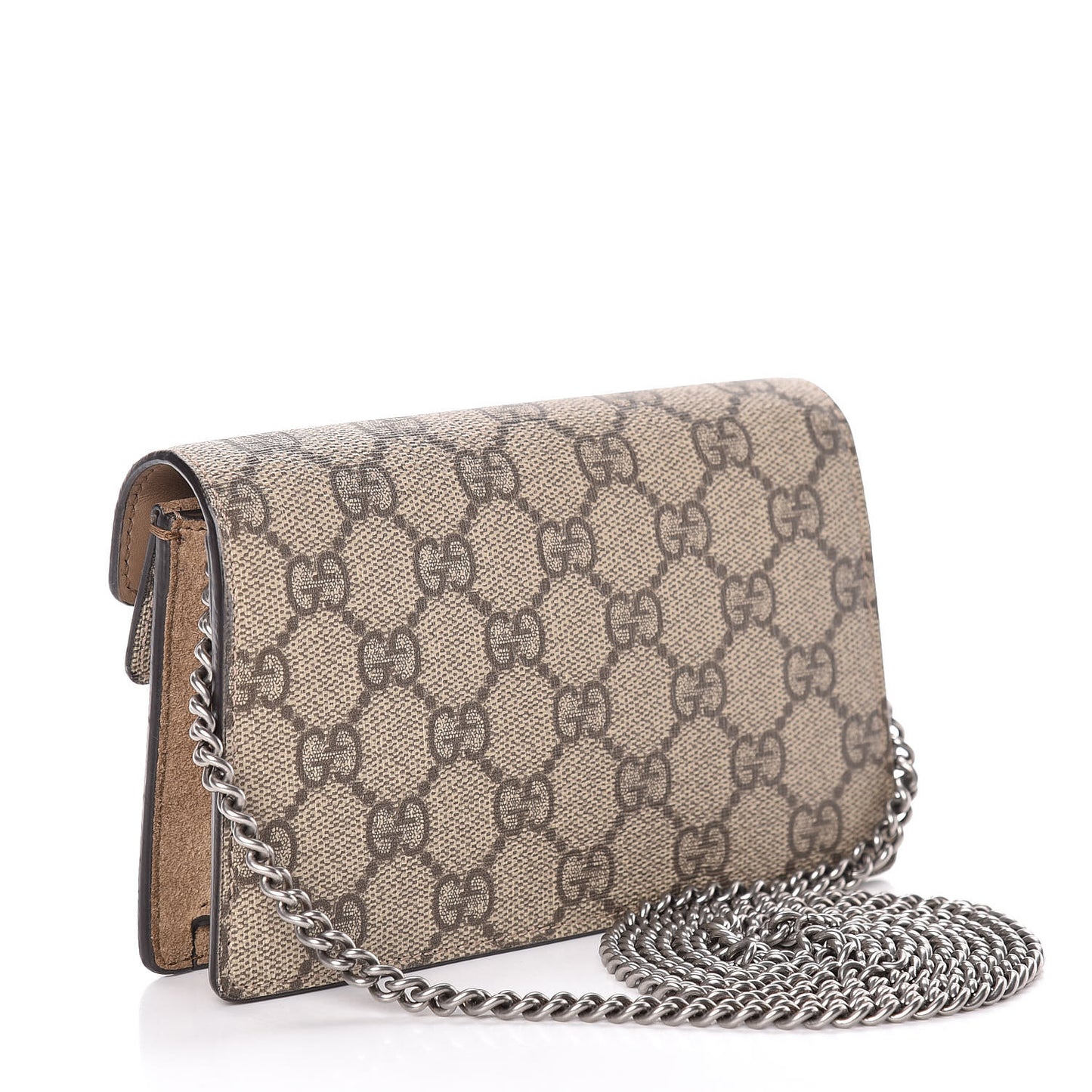 GG Supreme Monogram Super Mini Dionysus Shoulder Bag Taupe