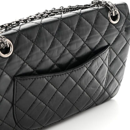 Chanel Aged Calfskin Quilted 2.55 Reissue 225 Flap Black 14 of 16