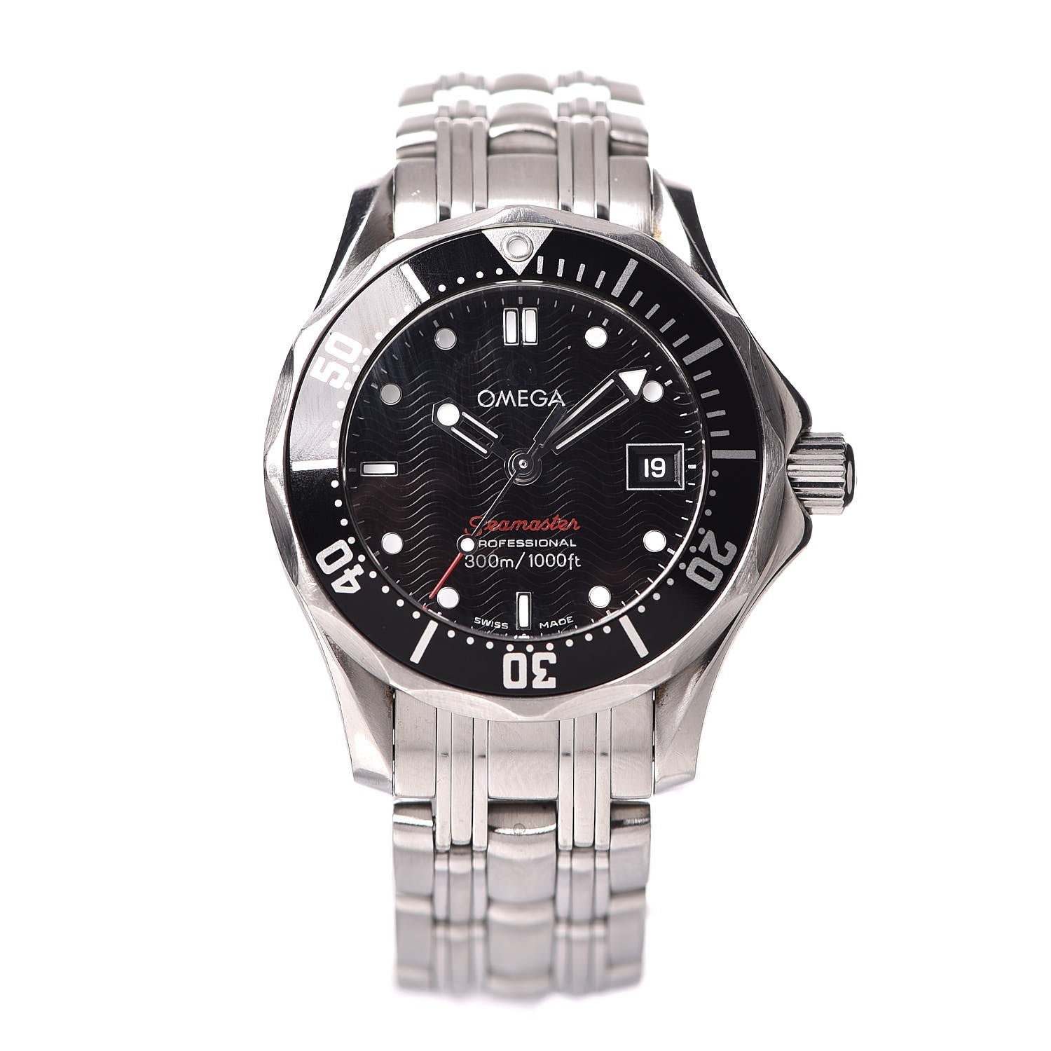 Omega Stainless Steel 28mm Seamaster Quartz Watch Black 212.30.28.61.01.001 1 of 7