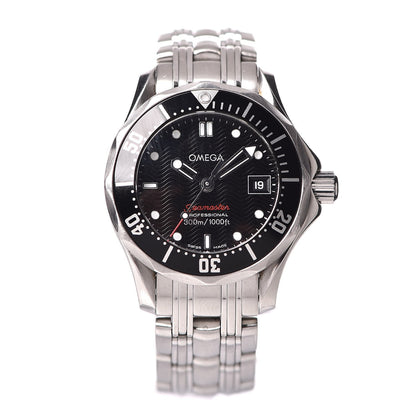 Omega Stainless Steel 28mm Seamaster Quartz Watch Black 212.30.28.61.01.001 1 of 7