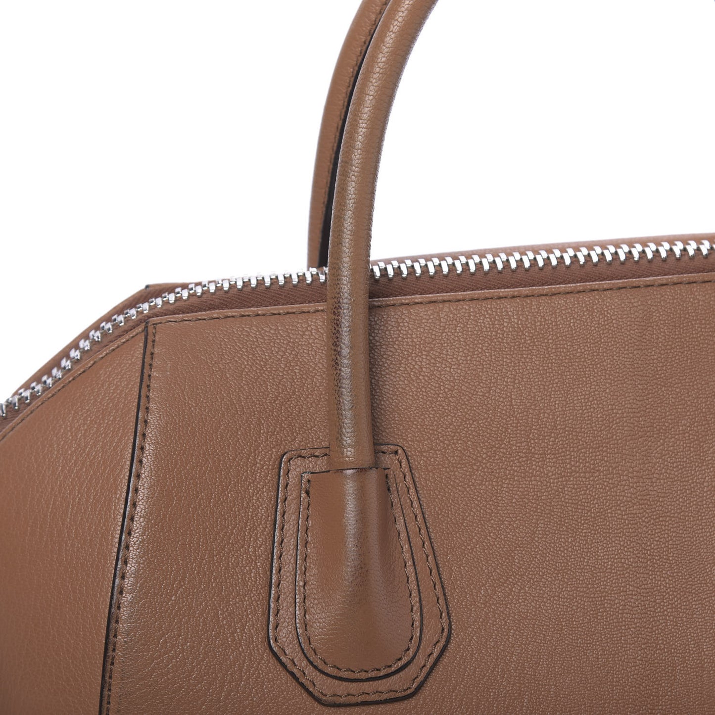 Sugar Goatskin Small Antigona Caramel