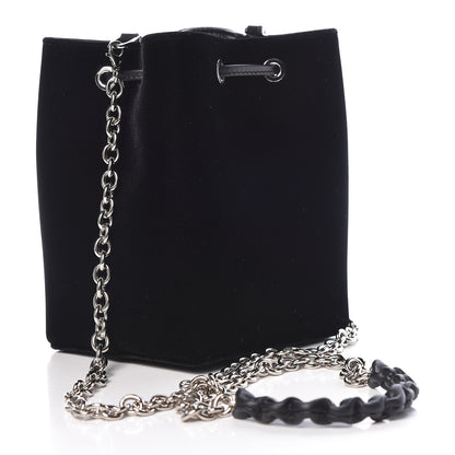 Tom Ford Velvet Crystal Mini TF Bucket Bag Black 3 of 10