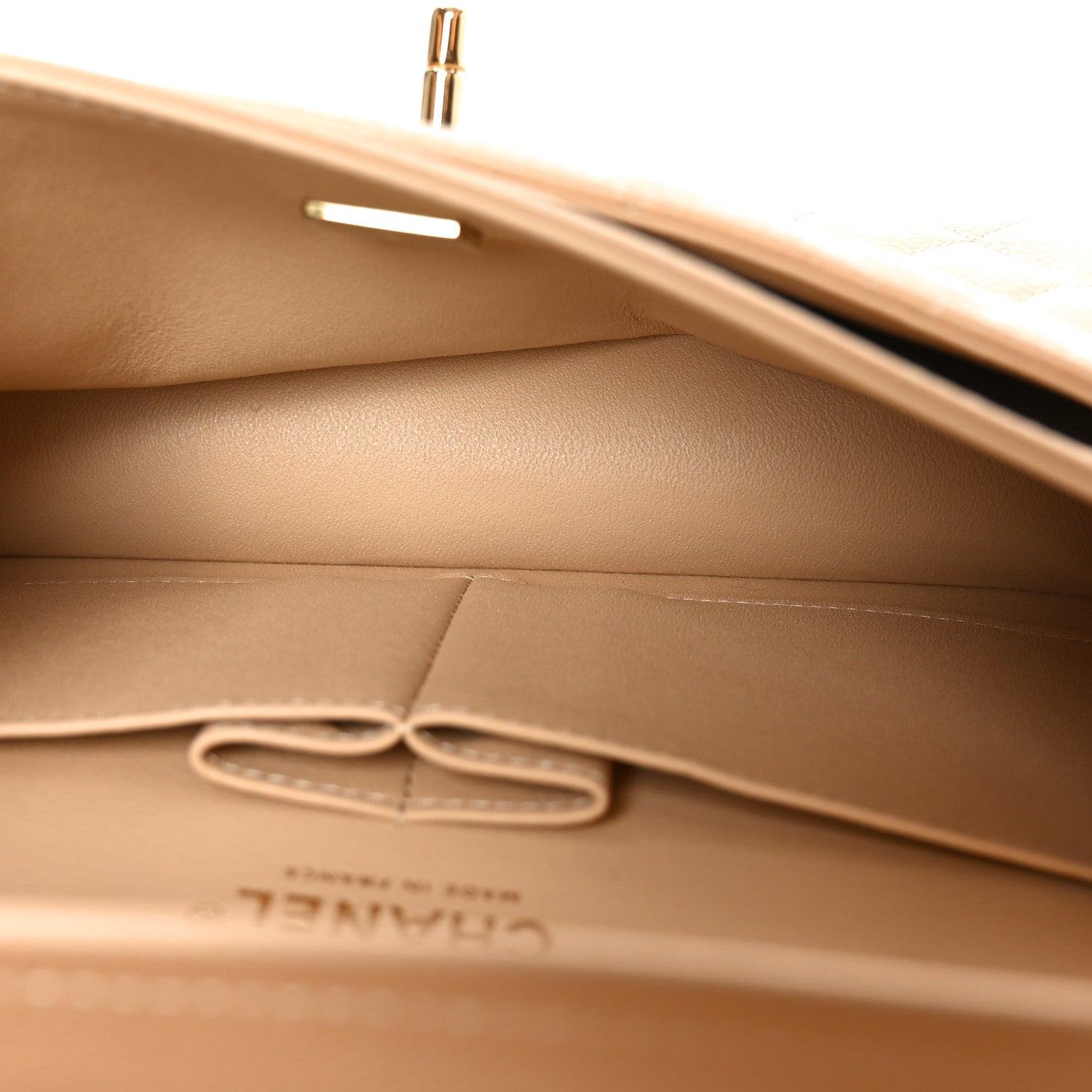 Chanel Caviar Quilted Small Double Flap Beige 9 of 21