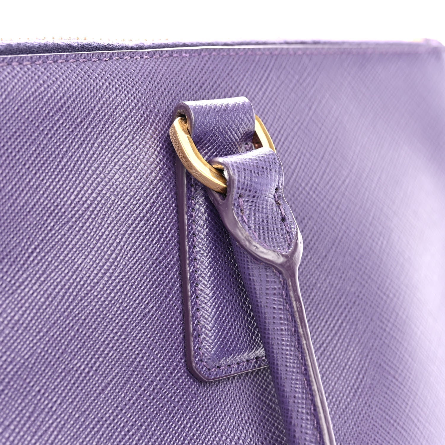 Prada Saffiano Lux Large Galleria Double Zip Tote Uva 16 of 16