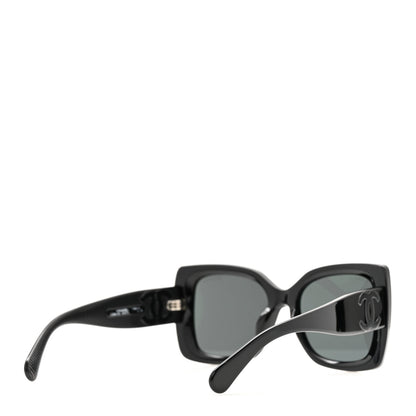 Chanel Square CC 5494-A Sunglasses Black 7 of 16