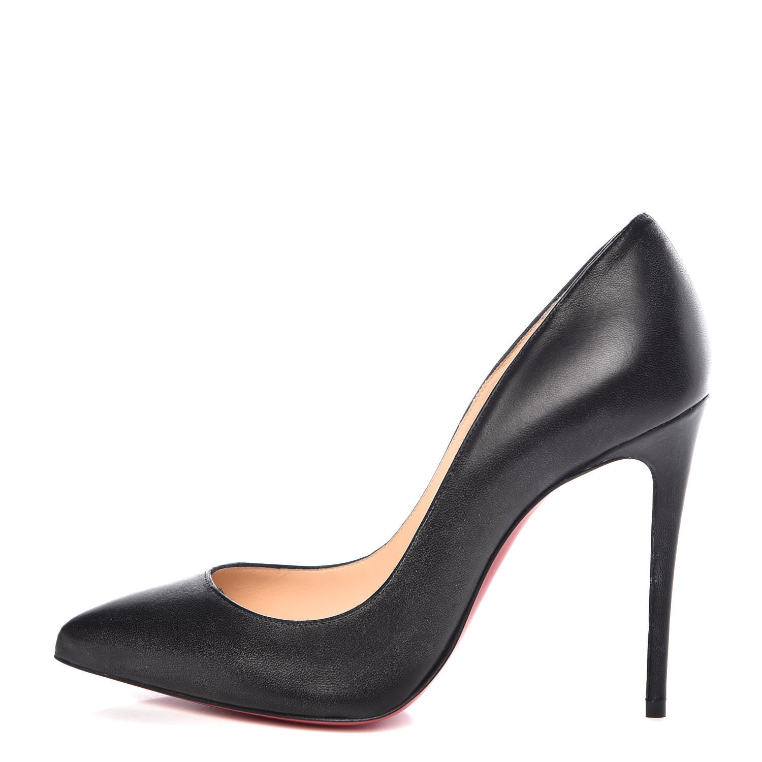 Christian Louboutin Shiny Nappa Pigalle Follies 100 Pumps 35.5 Black 1 of 9