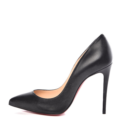Christian Louboutin Shiny Nappa Pigalle Follies 100 Pumps 35.5 Black 1 of 9