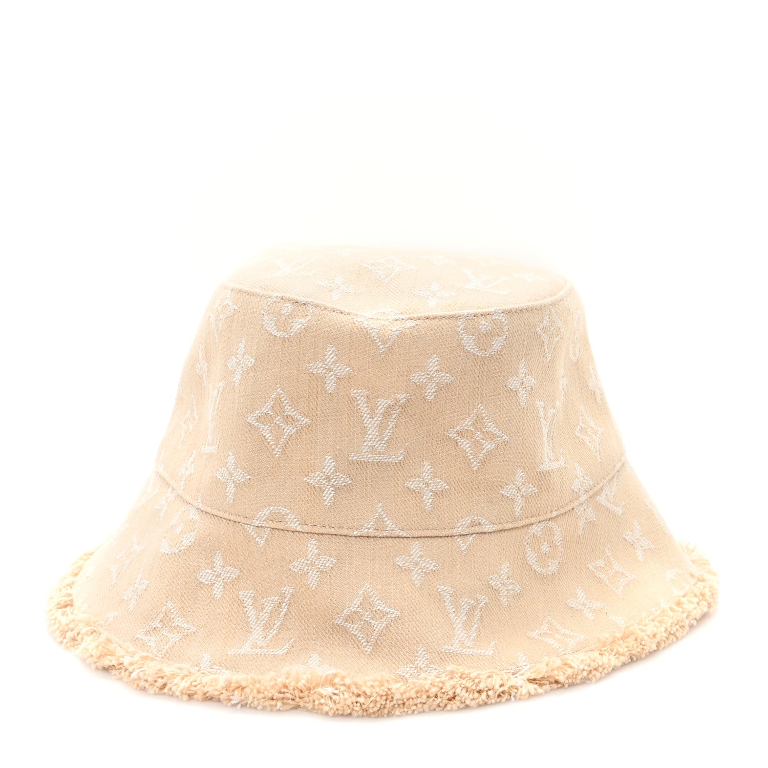 Louis Vuitton Monogram Denim Bucket Hat M Sandy Beige 3 of 8