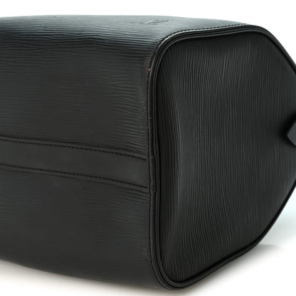 Louis Vuitton Epi Speedy 25 Black 9 of 9