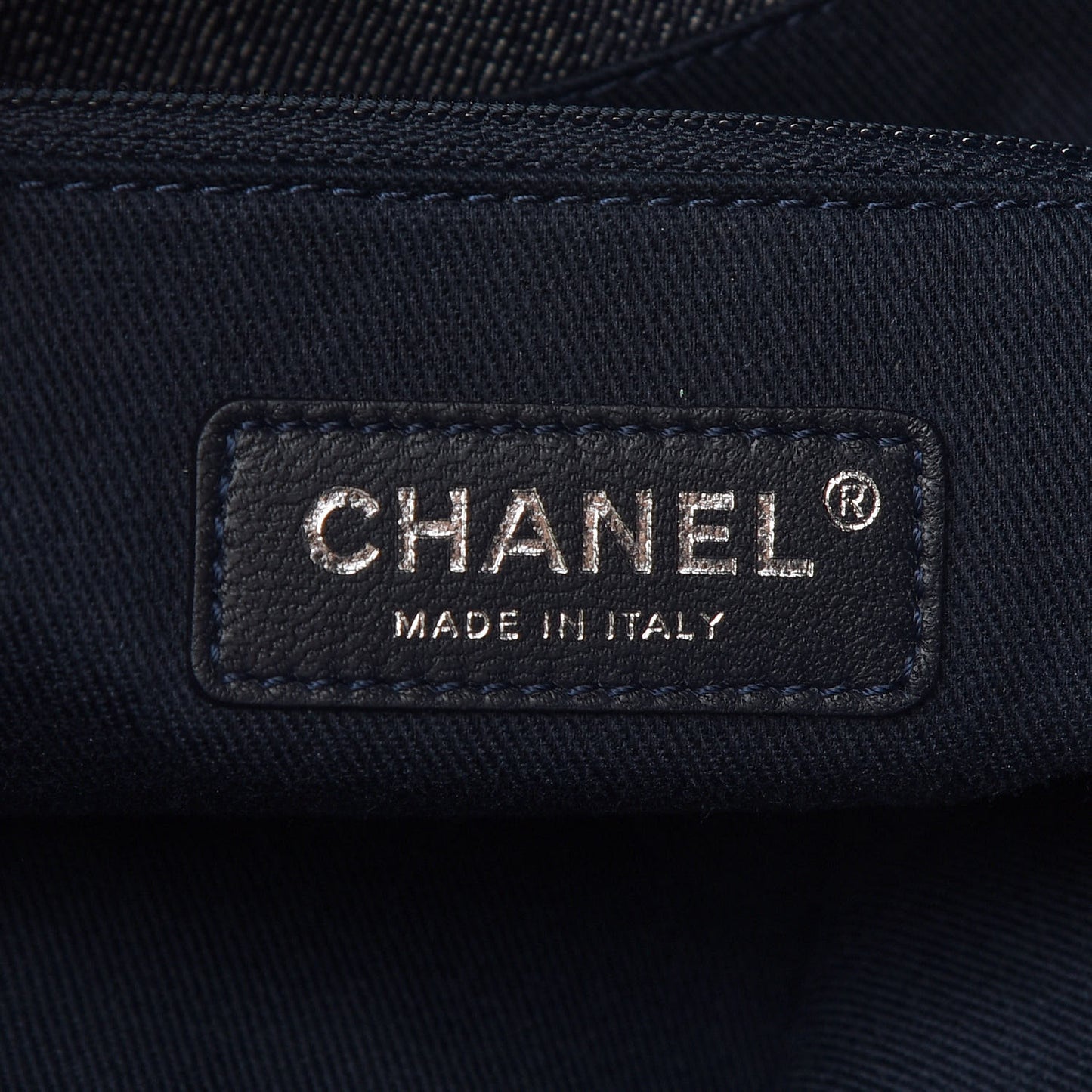 Denim Large Deauville Backpack Dark Blue