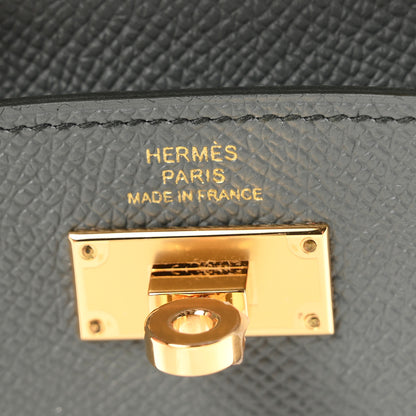 Hermes Epsom Kelly Pocket Compact Wallet Vert Amande 6 of 8