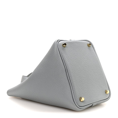 Hermes Taurillon Clemence Picotin Lock 18 PM Gris Pantin 4 of 13