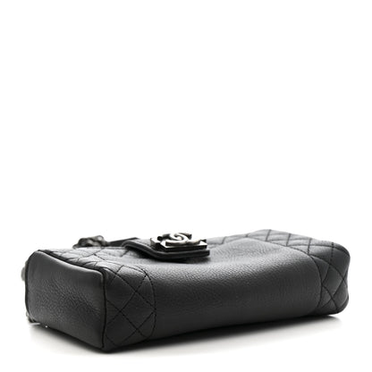 Chanel Calfskin Boy Reverso Mini Pochette Black 4 of 12