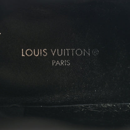 Louis Vuitton Patent Monogram LV Beaubourg Ankle Boots 36 Black 6 of 9