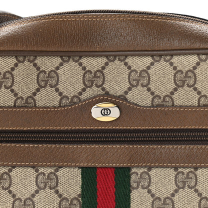 Gucci GG Supreme Monogram Web Small Ophidia Shoulder Bag Brown 8 of 11