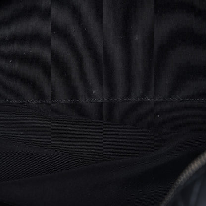 Chanel Calfskin Chevron CC All Day Long Boston Black 9 of 14