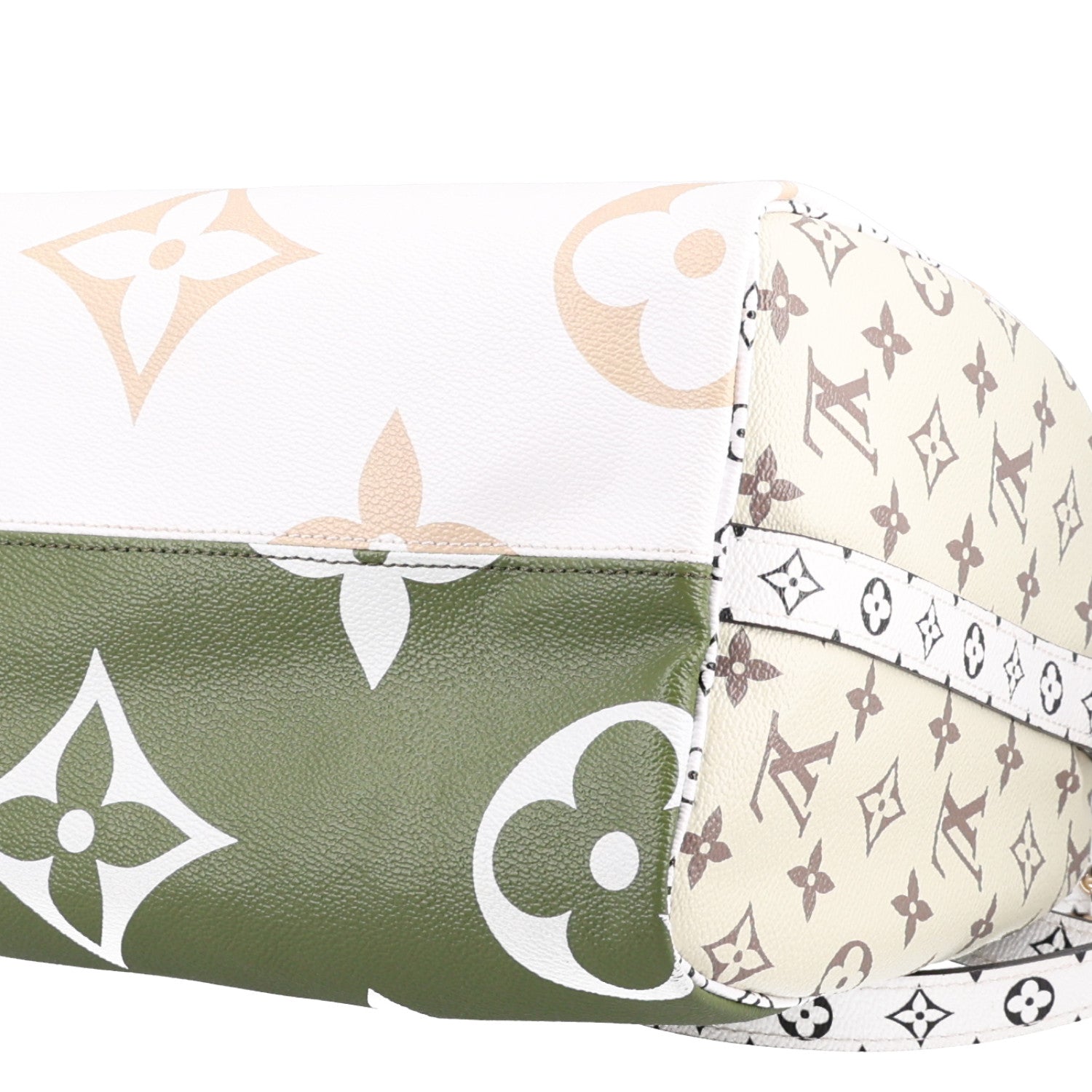 Louis Vuitton Monogram Giant Speedy Bandouliere 30 Kaki Beige 8 of 8