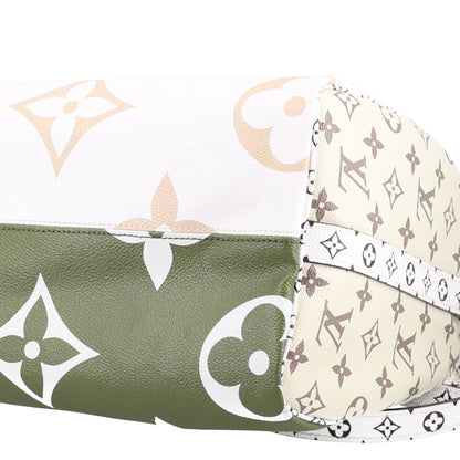 Louis Vuitton Monogram Giant Speedy Bandouliere 30 Kaki Beige 8 of 8