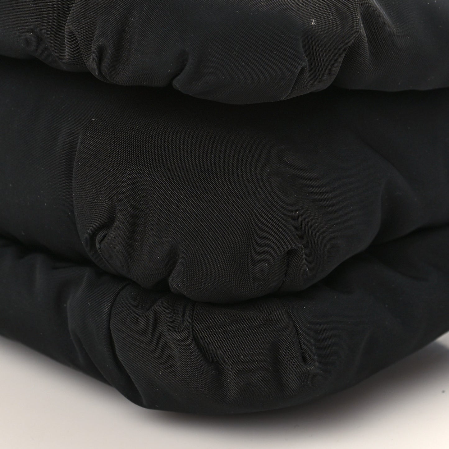 Nylon Mini Goya Puffer Bag Black