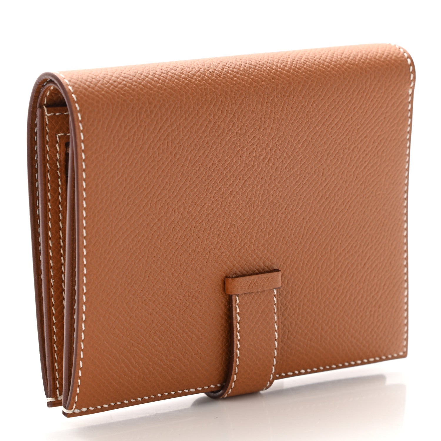 Hermes Epsom Bearn Compact Wallet Gold 3 of 9