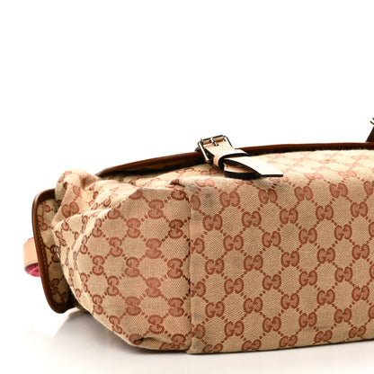 Gucci GG Monogram Diaper Bag Beige Ruggine Natural Antique Rose 9 of 10