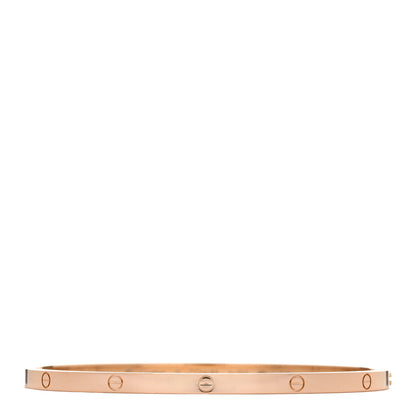 Cartier 18K Pink Gold Small LOVE Bracelet 19 1 of 6