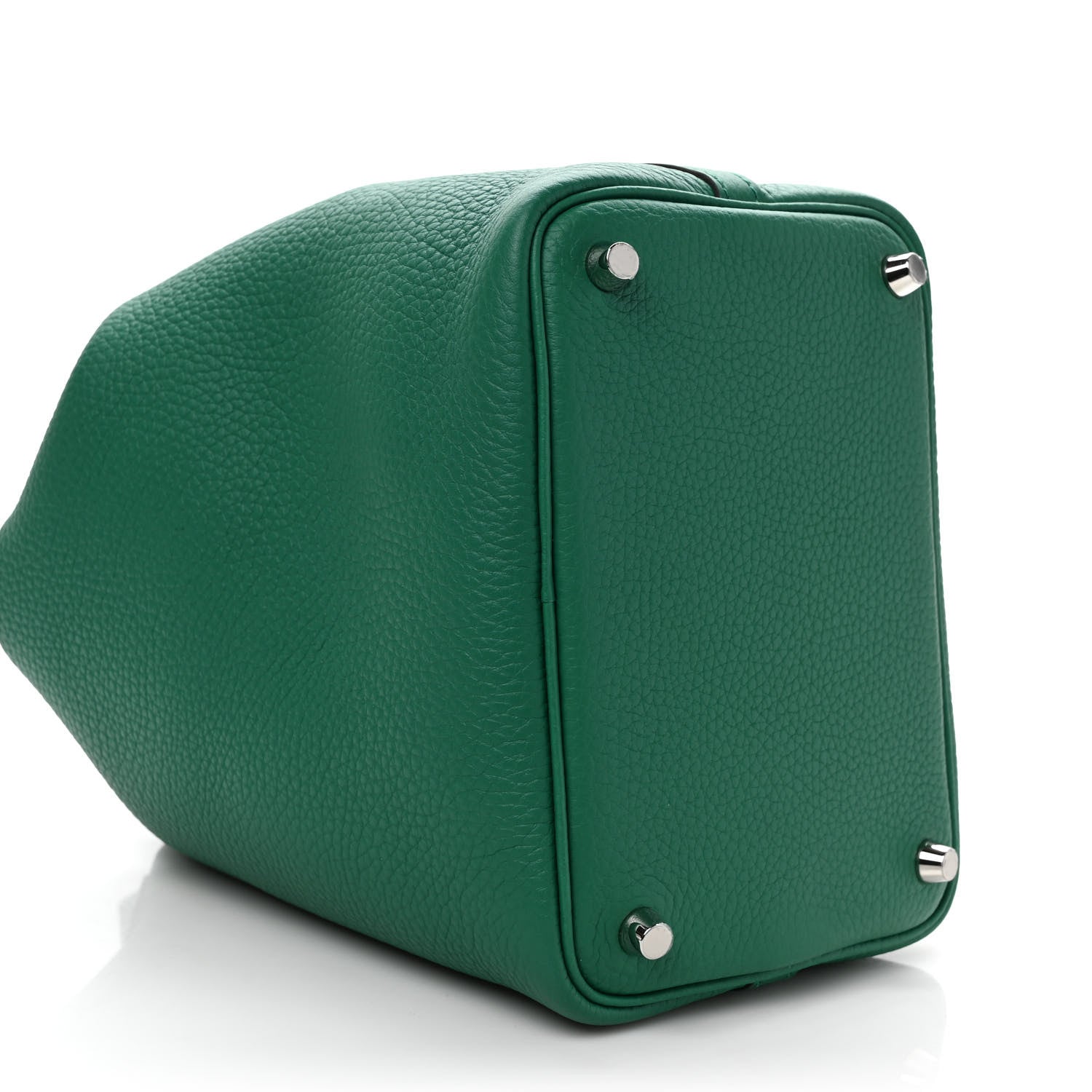 Hermes Taurillon Clemence Picotin Lock 18 PM Vert Vertigo 7 of 9
