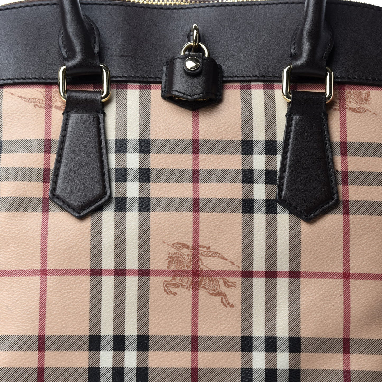 Haymarket Check Medium Primrose Tote Chocolate