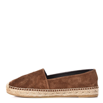 Saint Laurent Suede Monogram Espadrilles 36 Brown 1 of 11