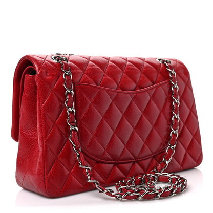 Chanel Caviar Quilted Medium Double Flap Red 3 of 7