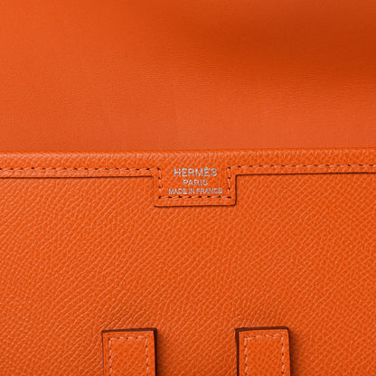 Hermes Epsom Jige Elan 29 Clutch Orange 6 of 7