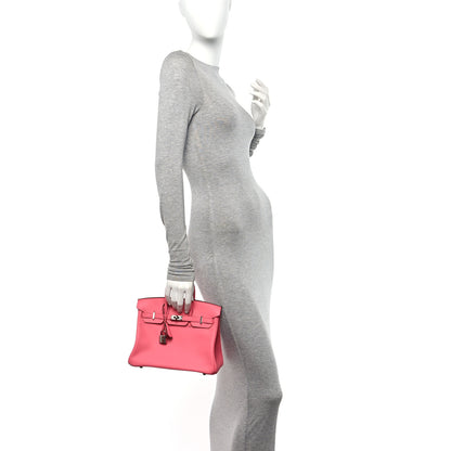 Hermes Swift Birkin 25 Rose Azalee 2 of 11