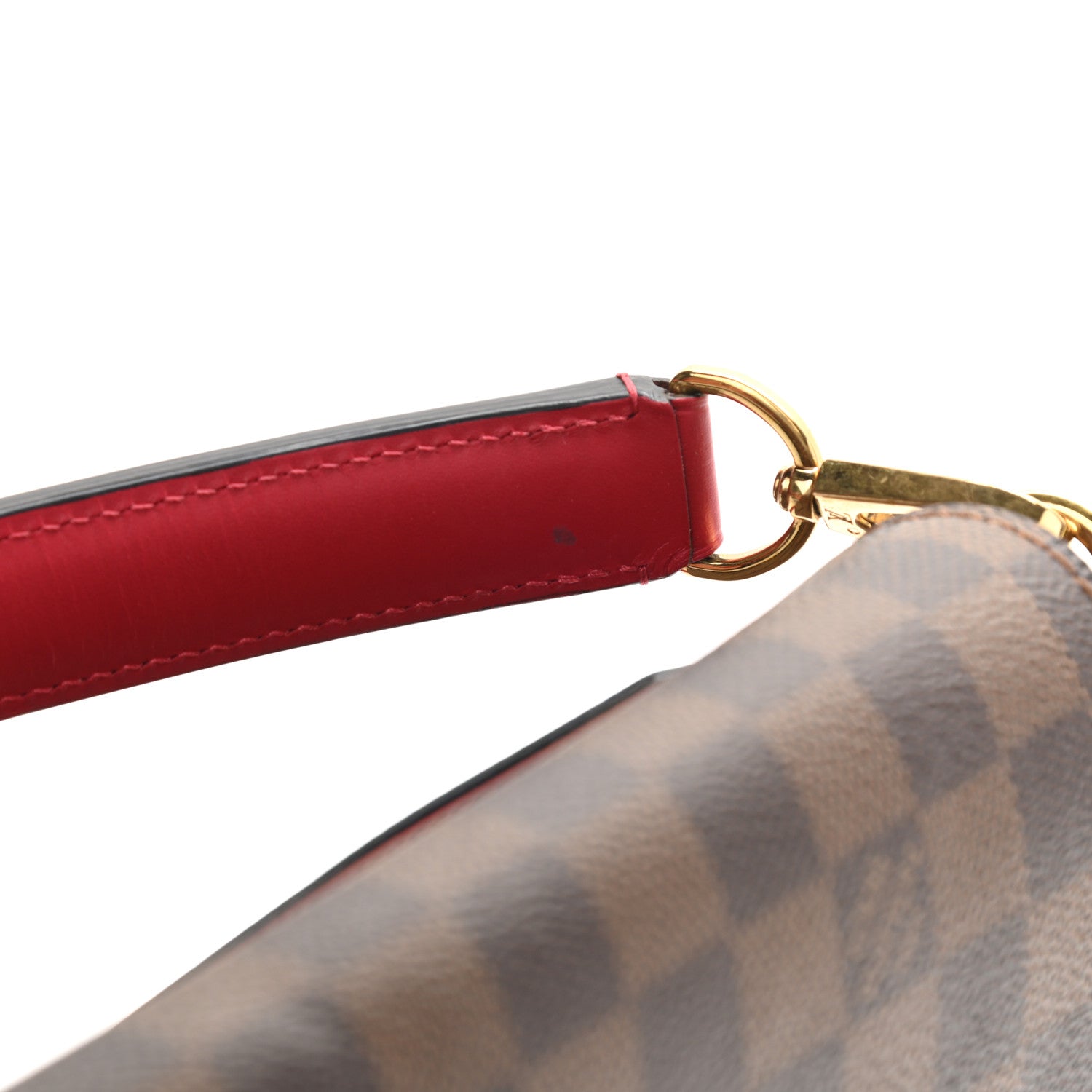 Louis Vuitton Damier Ebene Beaubourg MM Scarlet 11 of 13