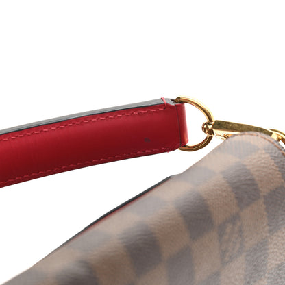 Louis Vuitton Damier Ebene Beaubourg MM Scarlet 11 of 13