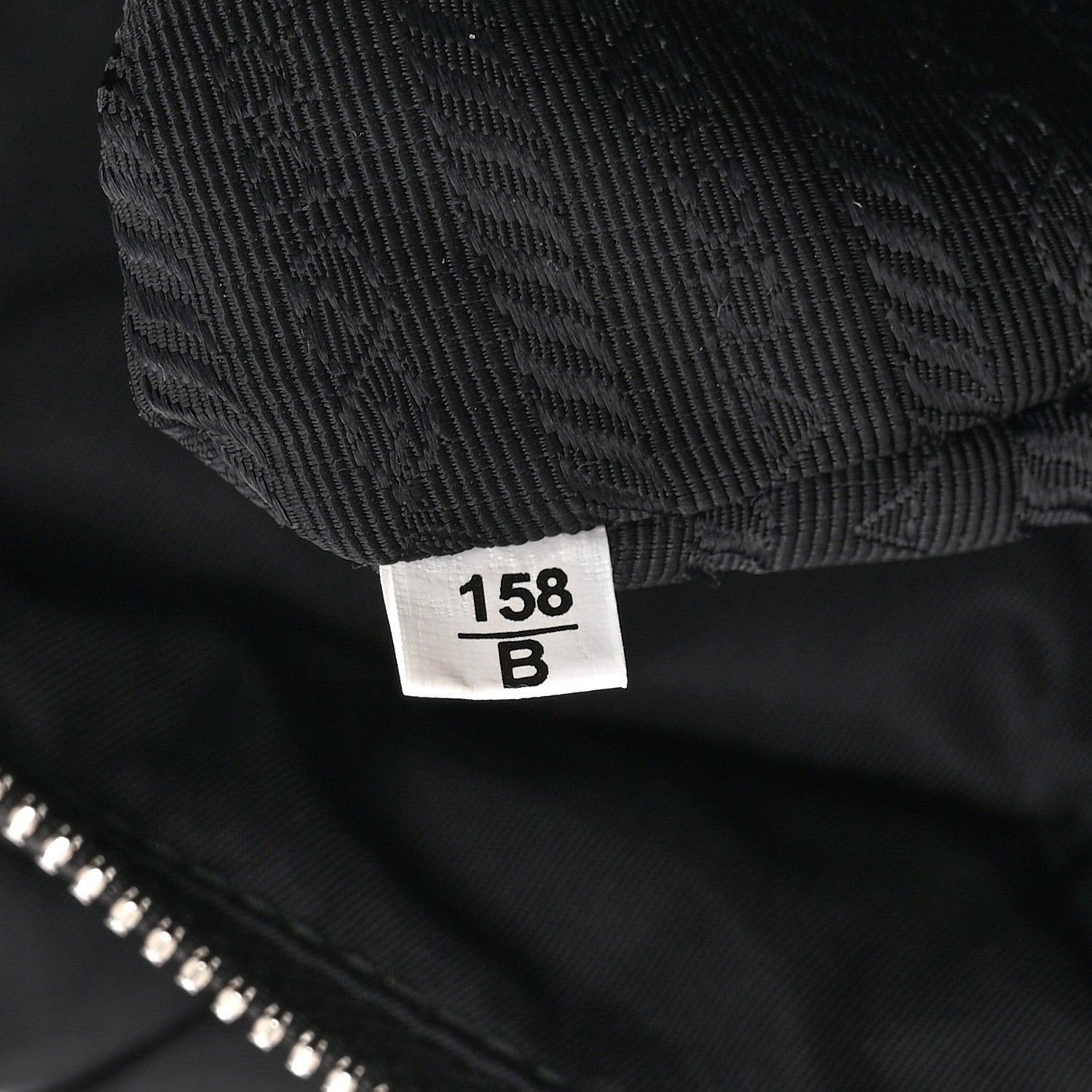 Prada Re-Nylon Nappa Triangle Quilted Padded Medium Double Handled Zip Tote Black 7 of 10