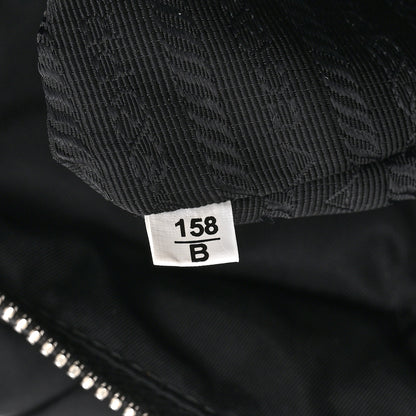 Prada Re-Nylon Nappa Triangle Quilted Padded Medium Double Handled Zip Tote Black 7 of 10