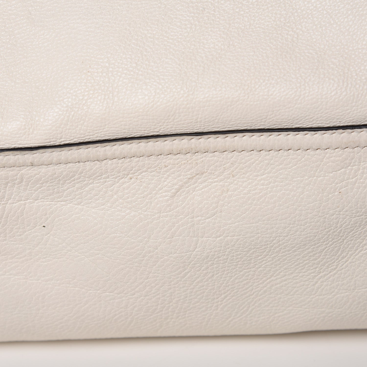 Prada Glace Calf Etiquette Shoulder Tote Bianco Astra 14 of 16