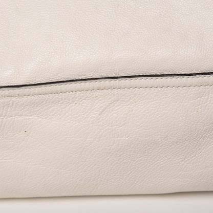 Prada Glace Calf Etiquette Shoulder Tote Bianco Astra 14 of 16