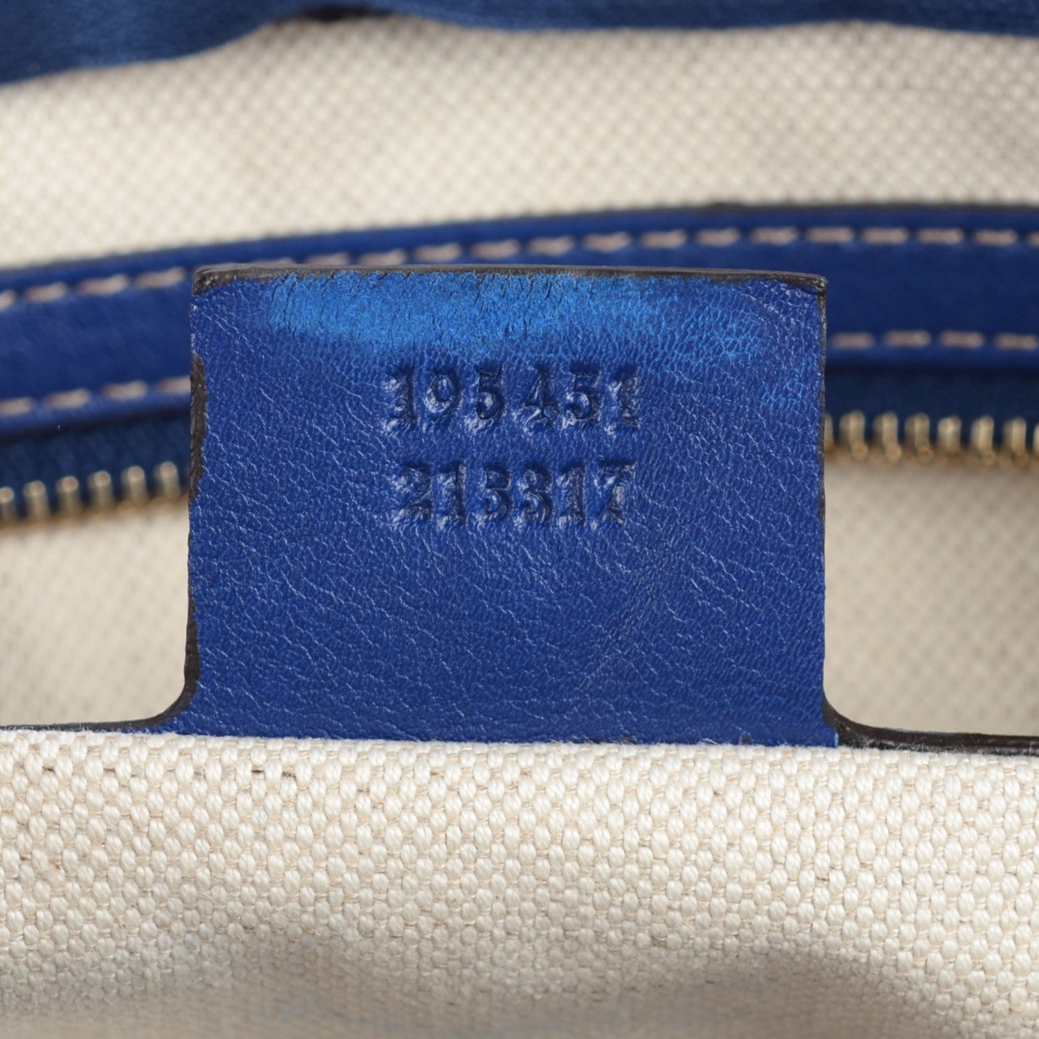 Gucci GG Plus Monogram Medium Boston USA Flag Unicef Duffle Blue 7 of 7