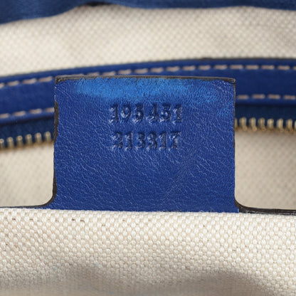 Gucci GG Plus Monogram Medium Boston USA Flag Unicef Duffle Blue 7 of 7
