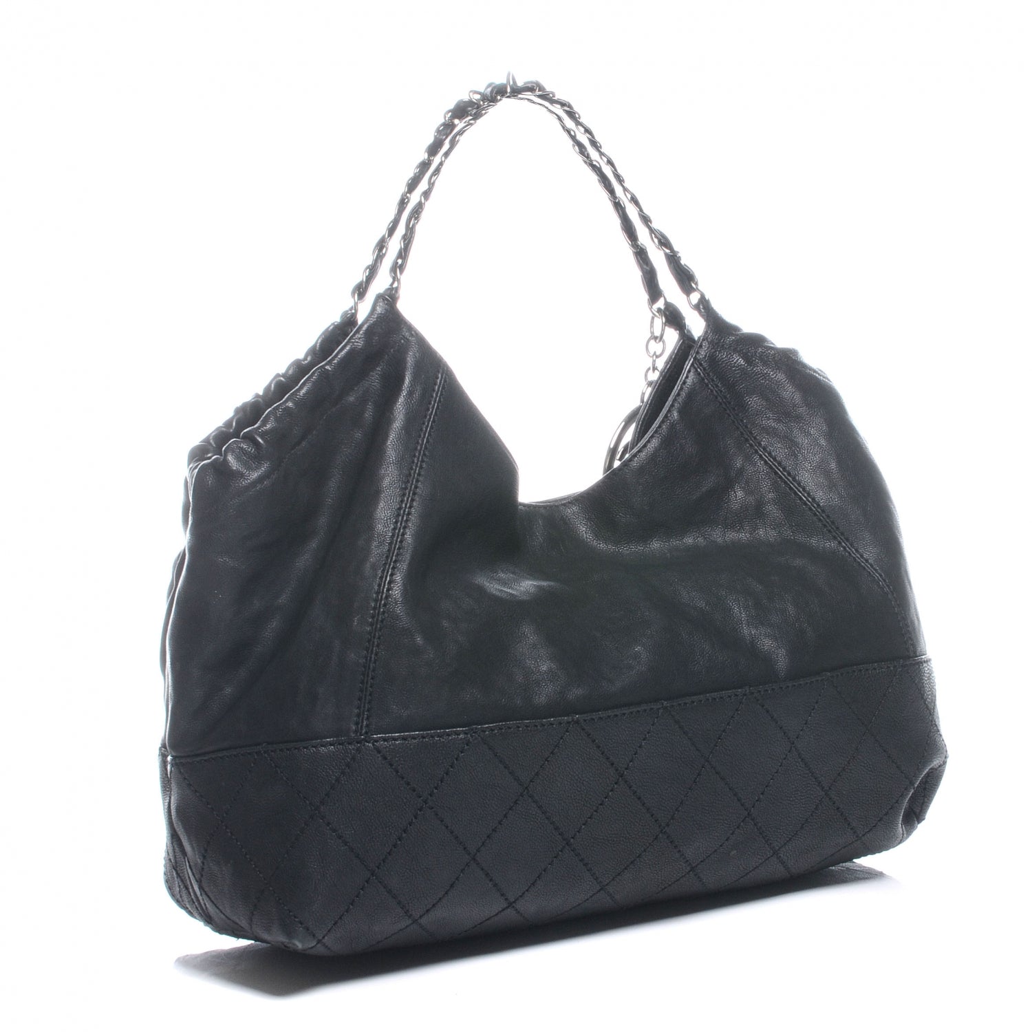 Chanel Calfskin Coco Cabas Black 3 of 7