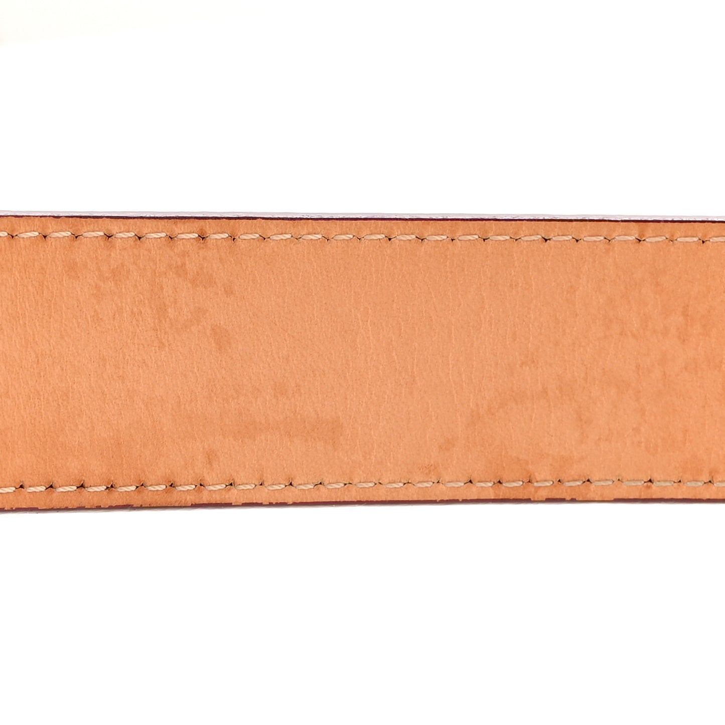 Vernis LV Frame Belt 90 36 Rouge Fauviste