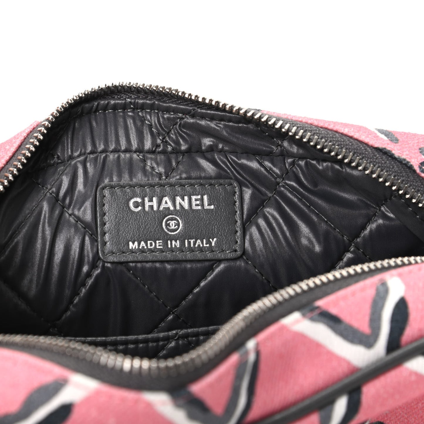 Canvas Airline Cosmetic Case Pink