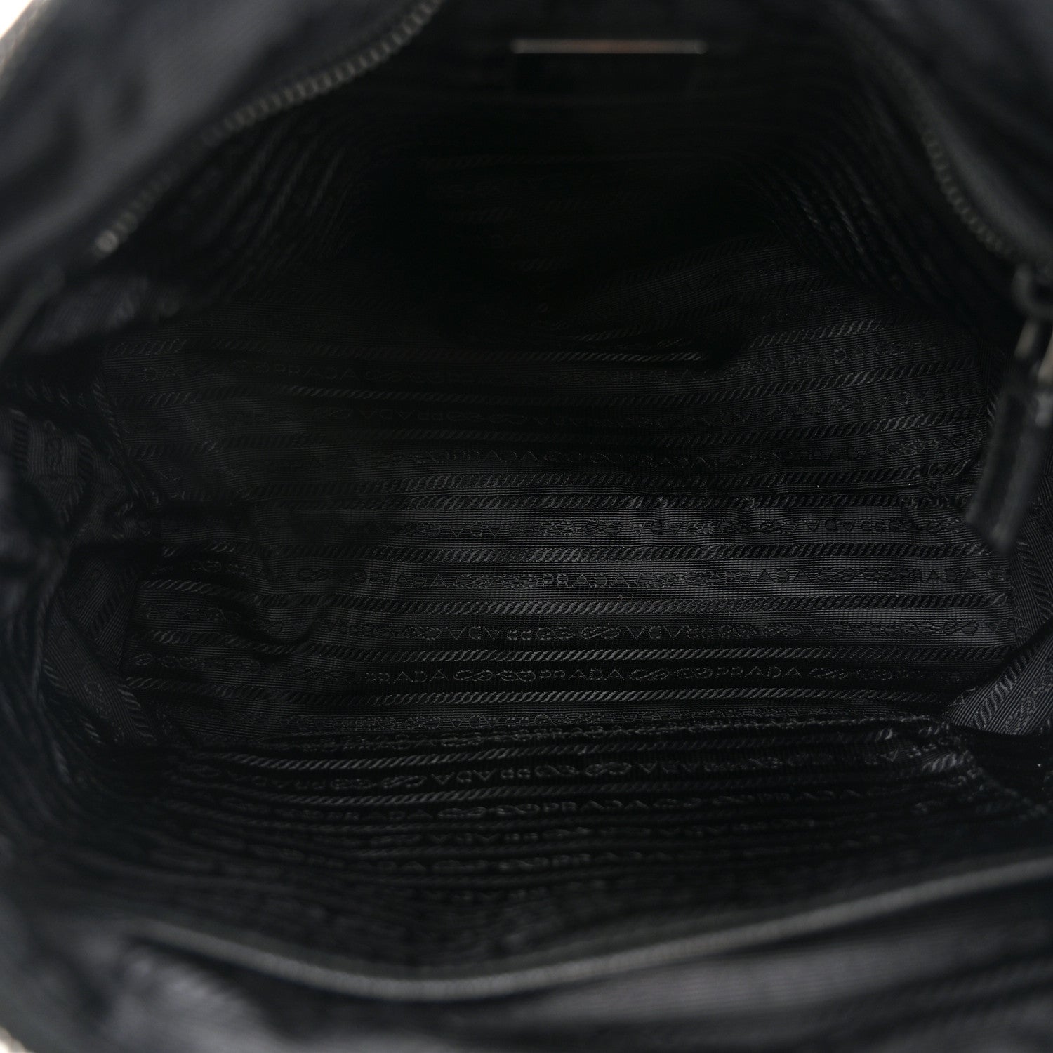 Prada Nylon Tessuto Saffiano Robot Tote Bag Black Petal 5 of 10