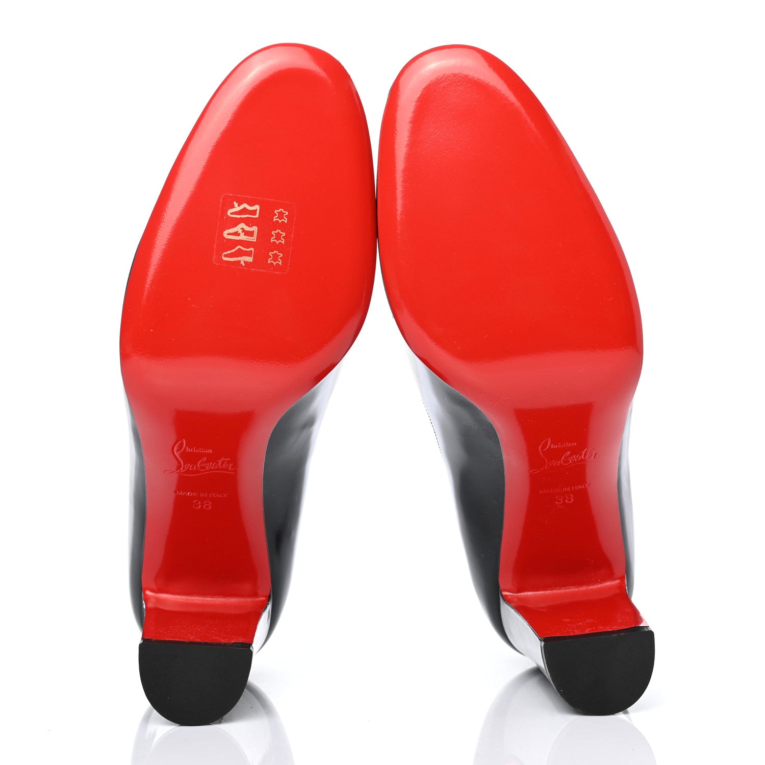 Christian Louboutin Patent Lady Gena 85 Pumps 38 Black 5 of 7