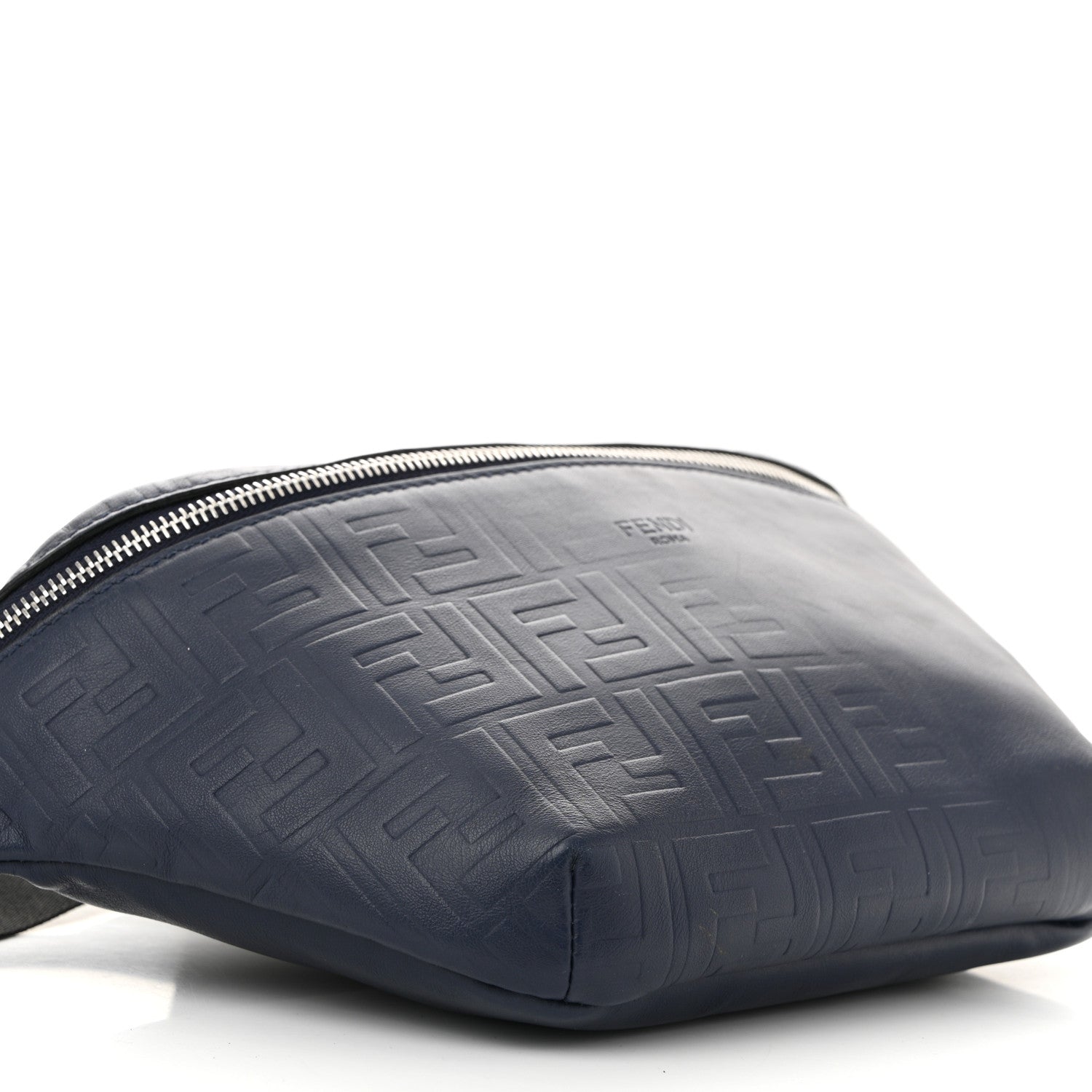 Fendi Vitello Grace FF Gradient Embossed Belt Bag Blueberry 9 of 10