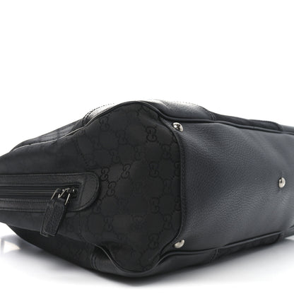 Gucci Monogram Large Princy Duffle Bag Black 9 of 10