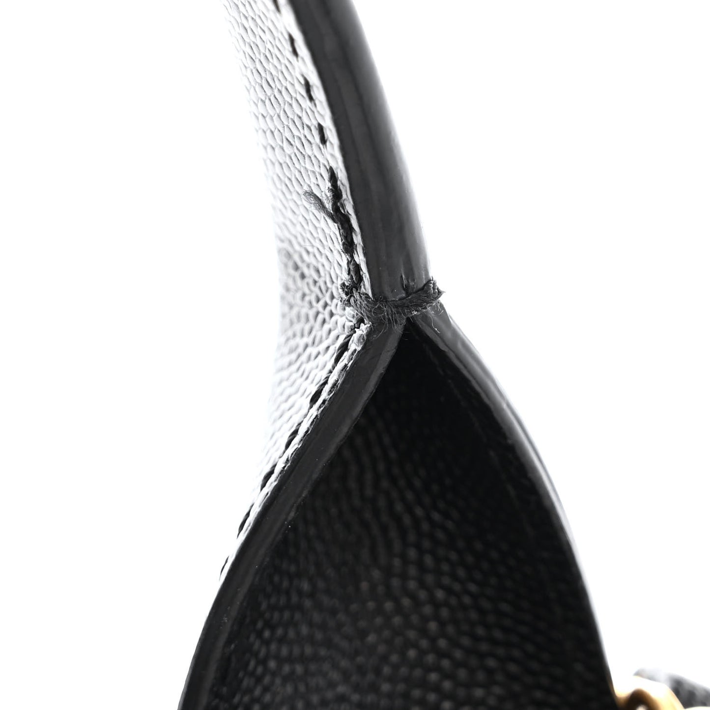 Caviar Small Studded Deauville Tote Black